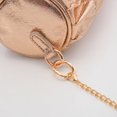 thumbnail image 5 of Evening Clutch Bag Shine Bright Metallic PU Crossbody Pleated Bag for Bridal Wedding Birthday Prom Party, 5 of 7