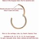 thumbnail image 2 of 316l Surgical Steel Hinged Nose Rings Hoop 20G 18G 16G 14G 12G 10G 8G 6G, Diameter 5mm to 22mm, Gold - Rose Gold - Silver - Black - Blue - Rainbow, 2 of 2