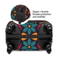 thumbnail image 4 of Qekee Colorful Mexican2 Elastic Luggage Cover, Double-sided Print, Invisible Zipper, for Travel, Business, Daily - X-Large, 4 of 9