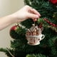 thumbnail image 3 of Colgante navideño de casa de nieve para coche | Adorno de taza de café para espejo retrovisor | Decoración colgante de acrílico para interior de coche | Llavero de mochila, 3 of 3