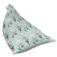 thumbnail image 2 of Spring Lounger Chair Bag, Flourishing Daisy and Bellflowers Bouquets Field Summer Wildflowers Motif, High Capacity Storage with Handle Container, Lounger Size, Pale Blue Multicolor, by Ambesonne, 2 of 5