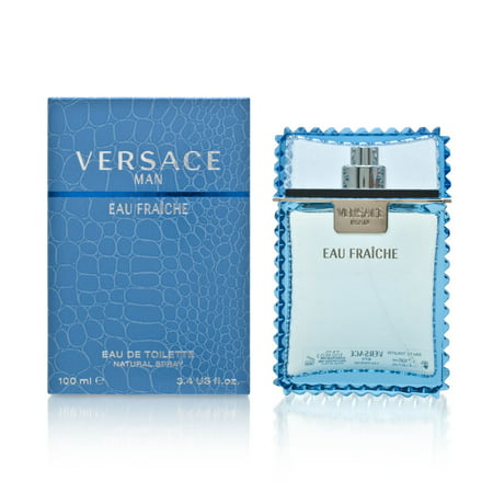 Versace Man Eau Fraiche by Versace for Men Eau de Toilette Spray, 3.4
