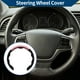 thumbnail image 2 of Funda para volante de cuero artificial PU ABS Protector de volante de automóvil 14.96" Negro Rosa 1 Pc, 2 of 6