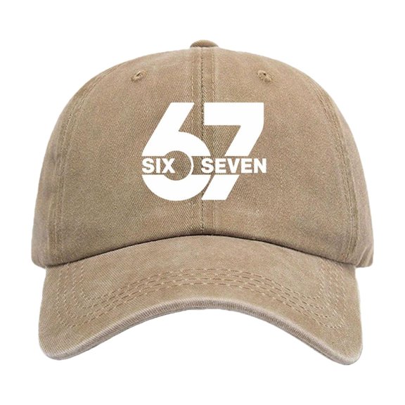 Yuanlong Baseball Cap Men Women 67 Six Seven Embroidered Visors Hats Spring Summer Outings Daily Cozy Adjustable Headwear