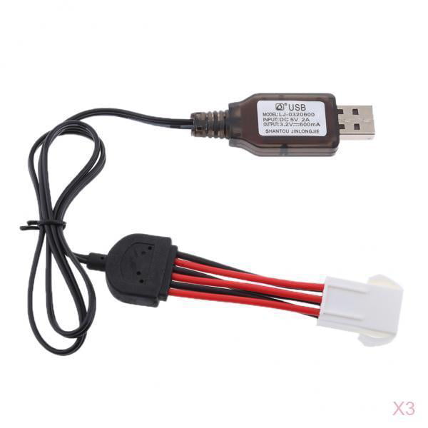 USB Charging Cable for DM106 SG600 RC Quadcopter WiFi FPV Drone Lipo B8O6