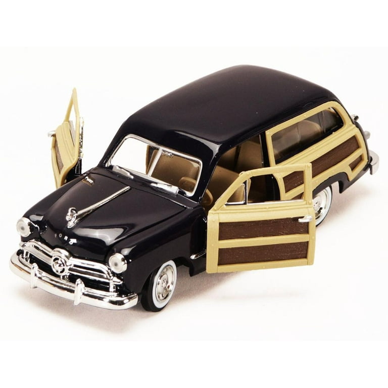 Diecast Car w/LED Display Case - 1949 Ford Woody Wagon