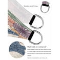 thumbnail image 5 of Boho Floral Starfish Sun Shade Sail 14' x 18', Coastal Coral Seaweed Fish Rustic Rectangle Outdoor Sunshade Canopy, Waterproof UV Block Patio Covers for Garden Yard Beach, 5 of 9