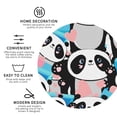 thumbnail image 4 of Balery 6 Pcs Panda Cute Pink Heartsleather Coasters Set, Drink Table Cup Coasters For Living Room Kitchen Coffee Decor, 4 of 9
