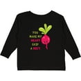 thumbnail image 3 of Inktastic You Make my Heart Skip a Beet Boys or Girls Long Sleeve Toddler T-Shirt, 3 of 5