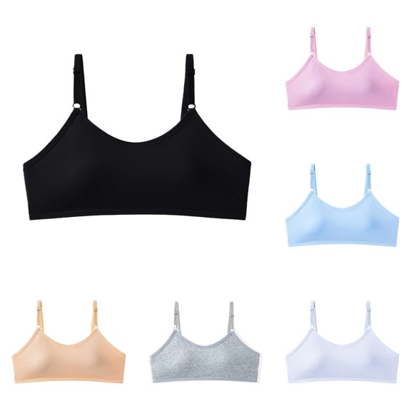 Comfortable Everyday Bra for Girls with Adjustable Wide Back Hook Closure in Soft Everyday Wear Seamless Support All Seasons Comfort for Home and Leisure