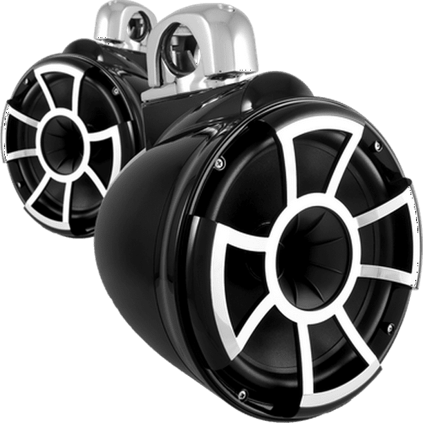 Bocinas de Torre Marina Wet Sounds REV 10 B-FC SS 600 Watts 10 Pulgadas 4 Ohms Color Negro Wet Sounds REV10BFCSS