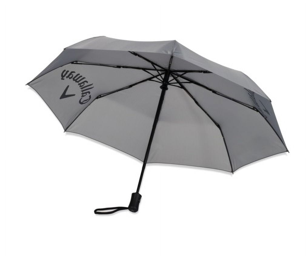 Callaway Golf Collapsible Gray/Black Umbrella New