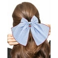 thumbnail image 2 of Way to Celebrate Americana Blue Gingham Cherry Charm Bow, 2 of 4