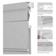 thumbnail image 2 of Top Down Bottom Up Shades for Window, No Drill No Tools Cordless Thermal Insulated Light Filtering Blinds for Home, Office, Bedroom, " W x 78" H, Gray, 2 of 6