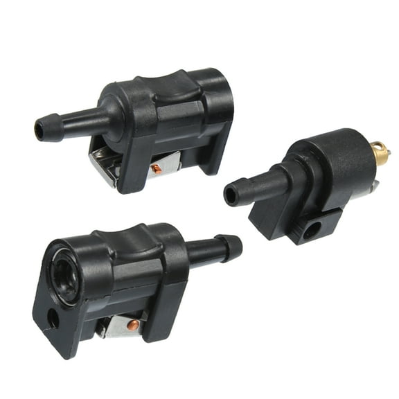 3pcs 8mm 5/16" Engine Fuel Line Connector Fittings Fuel Line Connector Joint Male Fittings for Yamaha