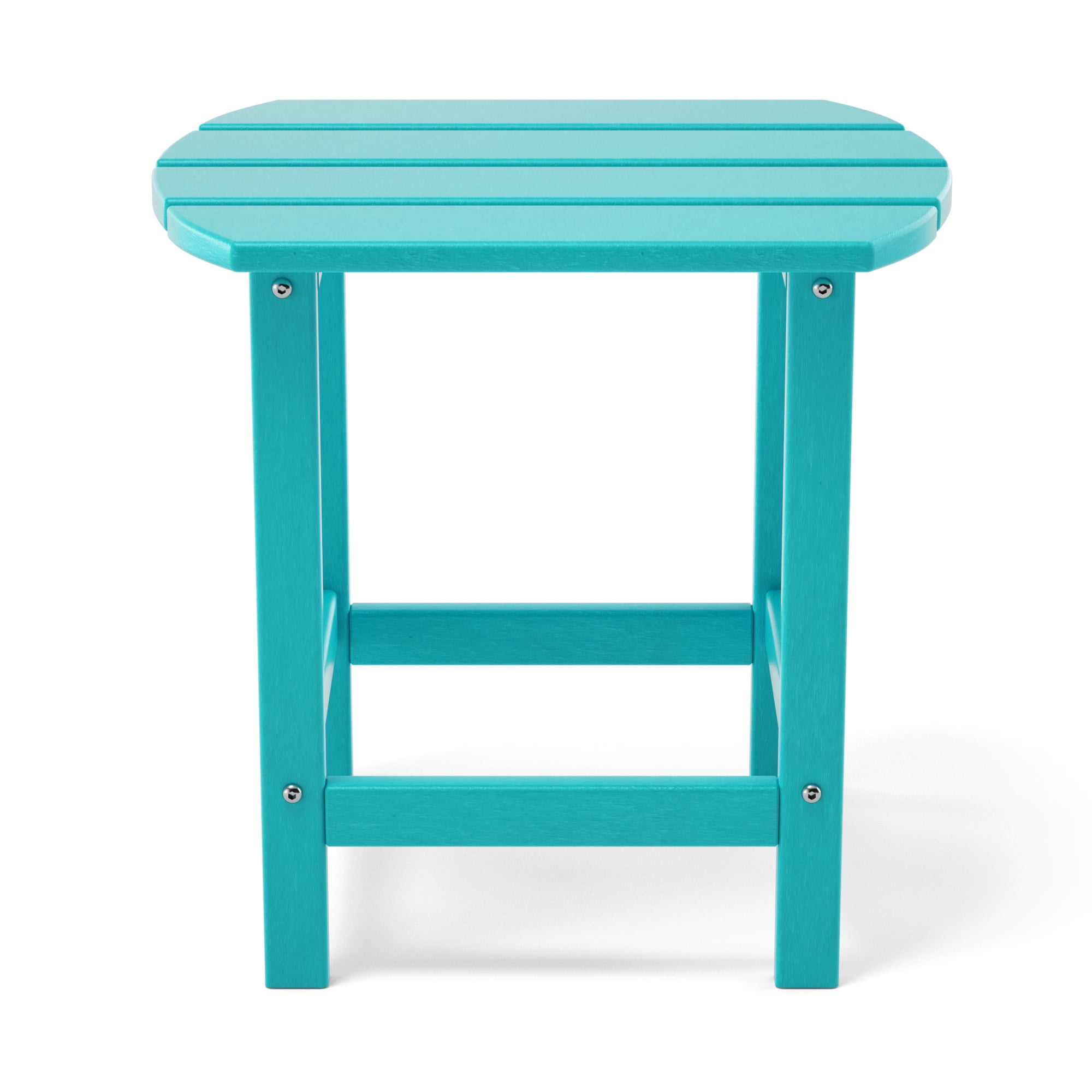 GIFFIH Outdoor Side Table, HDPE Plastic End Tables for Patio, Backyard