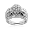 thumbnail image 2 of 1 Carat T.W. Baguette- and Round-Cut Diamond 10kt White Gold Bridal Set, 2 of 2
