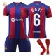 thumbnail image 1 of 23/24 Barcelona Home Football Shirt with Socks 6 GAVI 28, 1 of 5