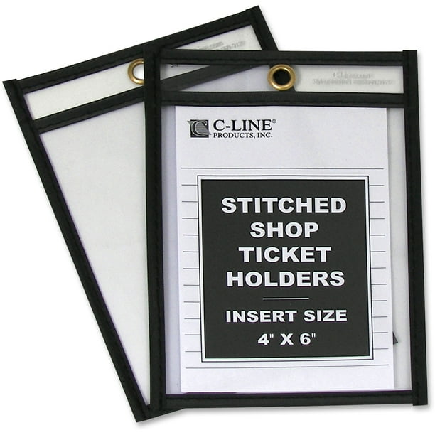 CLine Stitched Vinyl Shop Ticket Holders