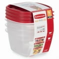 thumbnail image 2 of ZYLER- Food Storage Containers 6 Piece Set Bpa Free Stackable Easy Find Lids Durable Us, 2 of 6