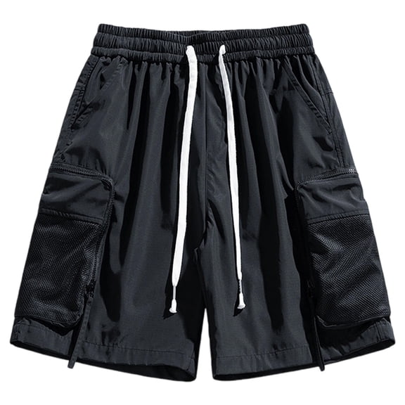 NAFUU Mens Summer Shorts Men's Athletic Running Shorts Quick Dry Workout Shorts Lightweight Loose Relaxed-Fit Sports Shorts Comfy Bottoms Pants
