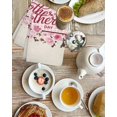 thumbnail image 4 of Happy Mother's Day Kitchen Dish Towels for Drying Dishes Set of 2, Pink Floral Buffalo Plaid Burlap Waffle Weave Microfiber Hand Tea Bathroom Towels Quick Dry & Absorbent Towel 15.7x23.6, 4 of 7