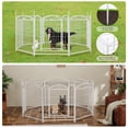 thumbnail image 6 of 32 inch 8 Panels Dog Playpen Indoor Pet Dog Fence Outdoor Exercise Pen with Doors for Dog Fence Puppy Pen, 6 of 6