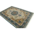 thumbnail image 4 of Cream Floral Kirman 7X9 Oriental Rug, 4 of 11