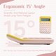 thumbnail image 2 of Calculadora Exlliy de Escritorio Pequeña Rosa con Pantalla LCD de 8 Dígitos, 2 of 6