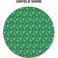 thumbnail image 6 of St.Patrick''s Day Tablecloth Round 60×60 Inch, Spring Green Luck Shamrock Tablecloth Waterproof Spillproof Stain Resistant Lucky Clover Washable Table Cover for Party Picnic Dinner Decor, 6 of 6