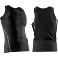 thumbnail image 7 of Lainin Mens Cool Dry Fit Sleeveless Compression Tank Top Sportwear Vest, 7 of 7