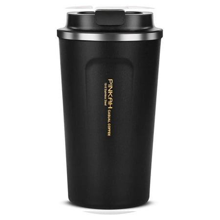 Pinkah 17OZ Stainless Steel Vacuum Insulated Coffee Travel Mug Coffee Thermos Cup with Lid Leakproof Keep Hot Cold Matte texture for Gift