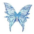 thumbnail image 3 of Ala de mariposa, linda y ligera, ideal para disfrazarse de fiesta temática de Halloween o cumpleaños. Azul, 3 of 9
