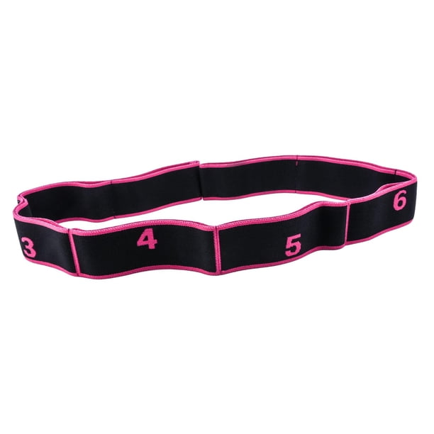 Correa de Yoga Sharpla Cinturón Elástico de Resistencia Rosa 35 Pulgadas