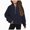 H304-Navy, variant on TOWED22 Girls Half Zip Up Sweatshirt Long Sleeve Cropped Pullover Sweatshirt Fall Cute Clothes for Girls Fashion Winter Sweatshirts,C