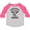 Heather and Hot Pink, variant on Inktastic Handpicked for Earth By My Opa in Heaven with Angel Wings Boys or Girls Toddler T-Shirt