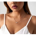 thumbnail image 3 of Colliers Diamant pour Femmes Collier Feuille Délicat Collier Lune Superposé Collier Ras du Cou Simple Bijoux Tendance Cadeaux pour Filles, 3 of 5
