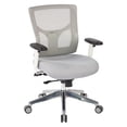 thumbnail image 2 of ProGrid White Mesh High Back Chair-Color:Pink, 2 of 6