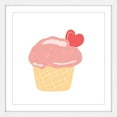 thumbnail image 1 of Marmont Hill 'Cupcake Heart' by Diana Alcala Framed Painting Print, 1 of 2