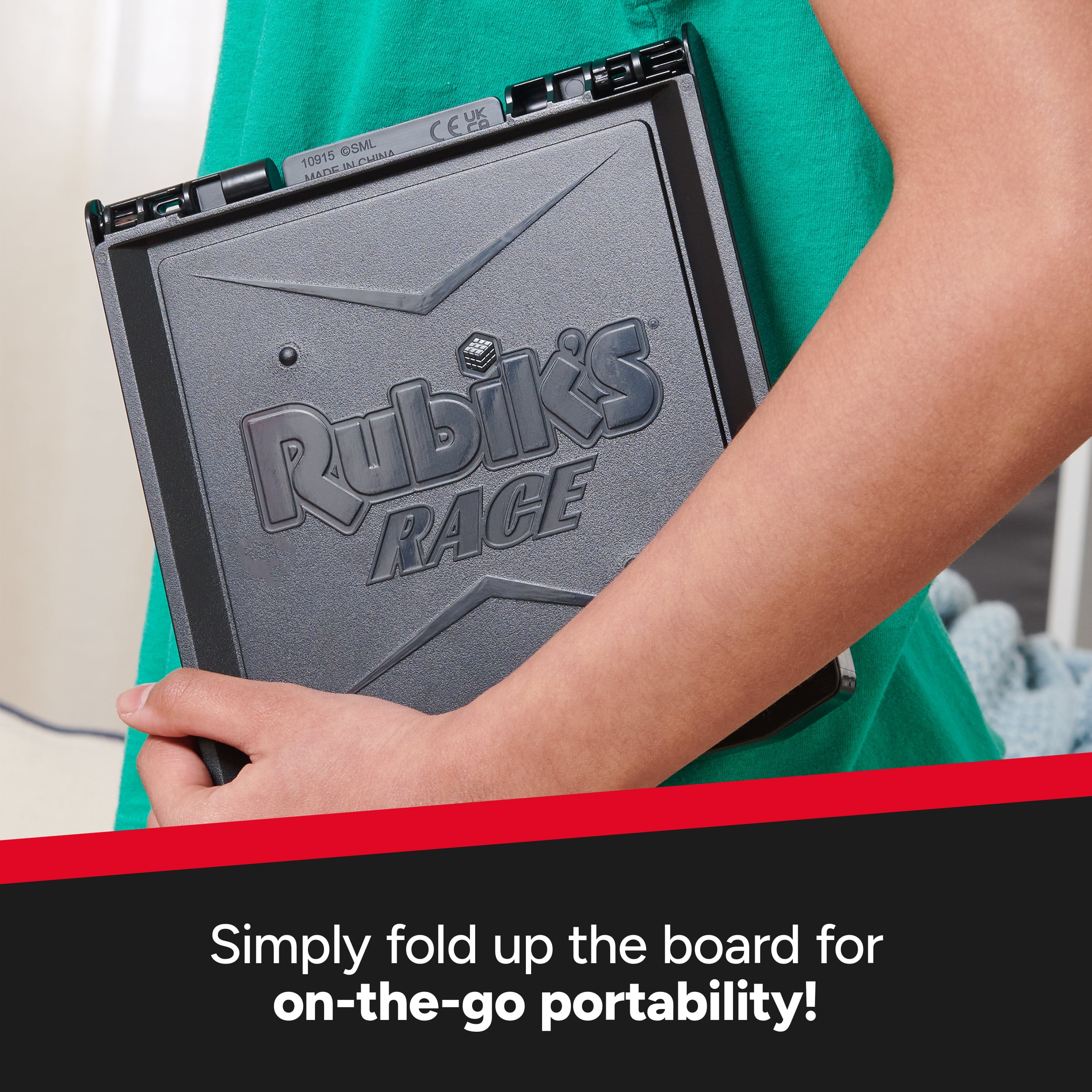 Rubik’s Race, Classic Fast-Paced Strategy Sequence Brain Teaser Travel Board Game Two-Player Speed Solving Face-Off, for Adults & Kids Ages 7 and up, Packaging May Vary