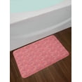 thumbnail image 2 of Bike Bath Mat, Vintage Themed Repetitive Pattern of Colorful Retro Racing Bicycles, Plush Bathroom Decor Mat with Non Slip Backing, 29.5" X 17.5", Coral and Multicolor, by Ambesonne, 2 of 2