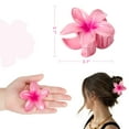 thumbnail image 4 of Vigorpace 6 Pcs Flower Hair Claw Clips for Women Girls, Hawaiian Hibiscus Hair Clips, Cute Summer Beach Hair Accessories for Thick Thin Hair, 4 of 6