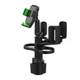 thumbnail image 1 of Posavasos 4 en 1 Portavasos para automóvil Soporte para teléfono móvil ajustable multifuncional Estilo automático FLhrweasw El nuevo, 1 of 9