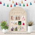 thumbnail image 4 of Tablero De Hitos Del Primer Año, Decoración De Madera, Tablero De Fotos Del Primer Año Para Niños Para La Vida Diaria, 4 of 7