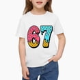 thumbnail image 2 of Niogvi Six Seven Funny Gesture Graphic Tees,67 T-Shirt Suitable For boys girls,White 90cm, 2 of 6