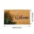 thumbnail image 3 of Tapis d'Entrée d'Été en Fibre de Coco avec Support Robuste, Tapis de Bienvenue pour Entrée Extérieure, Entrée Ou Arrière, Sol d'Entrée, 3 of 8