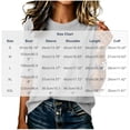 thumbnail image 4 of VBVC Women's Crewneck Half Sleeve T Shirt , Ladies' Lightweight Basic Tee , Stretchy Loose Fit Work Top For Women, S-2XL, 4 of 9
