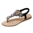 thumbnail image 1 of DPTALR Sandales Compensées à Bande Élastique Décontractées d'Été pour Femmes Chaussures de Travail, 1 of 8