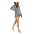 thumbnail image 1 of Womens Satin Short Pajamas Set Button Down Two-piece Pj Sets Sleepwear Flannel Loungewear, 1 of 6