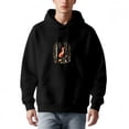 thumbnail image 1 of Men's Long Sleeve Hoodie Pullover Sweatshirt with Pockets - Colorful Fox & Rabbit Woodland Design Perfect for Nature Lovers, 1 of 7
